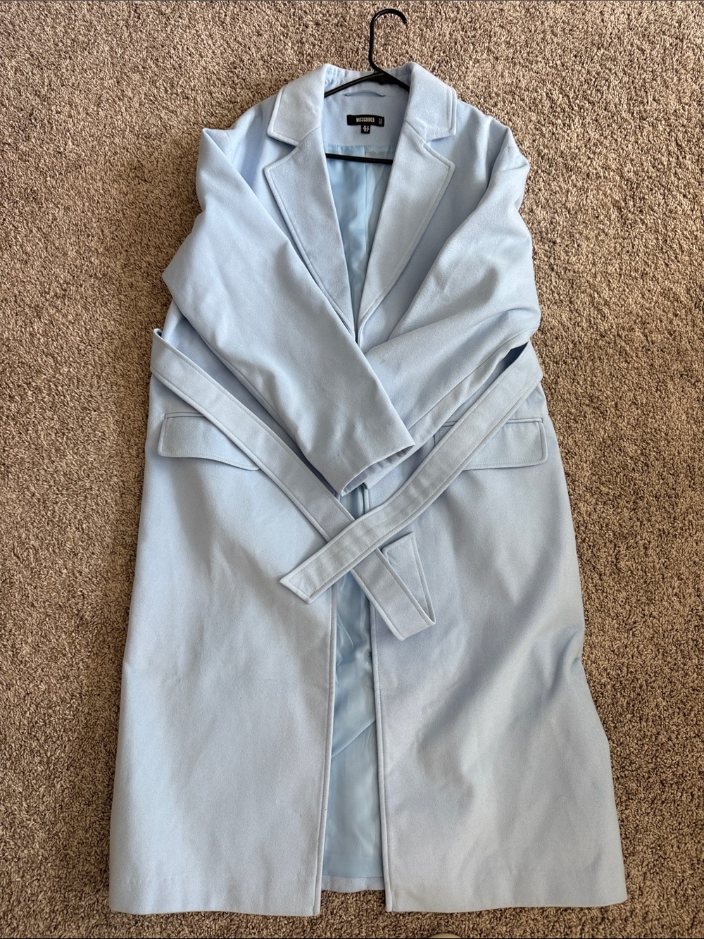 Light Blue Trench Coat